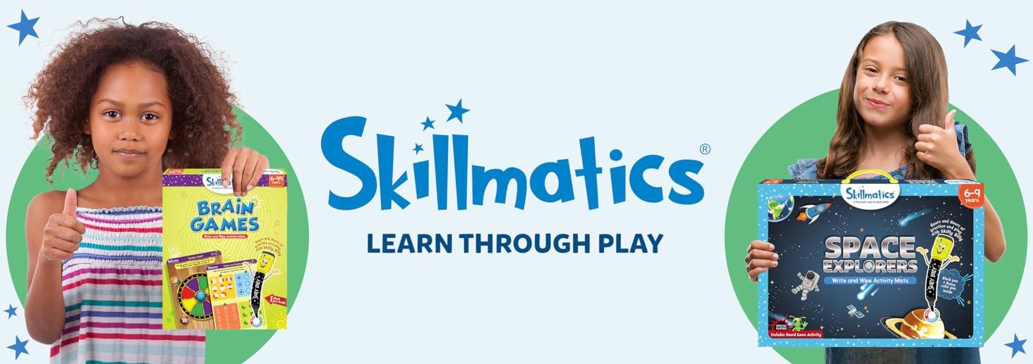 Skillmatics Educational Game : Brain Games | Reusable Activity Mats ...