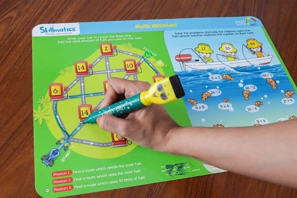 Skillmatics Educational Game : Math Master | Reusable Activity Mats with 2 Dry Erase Markers | Gifts & Learning Tools for Ages 6-9 - Image 4