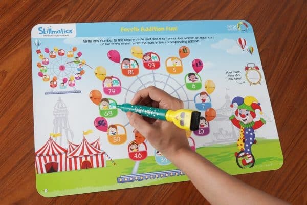 Skillmatics Educational Game : Math Master | Reusable Activity Mats with 2 Dry Erase Markers | Gifts & Learning Tools for Ages 6-9 - Image 6