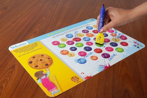 Skillmatics Educational Game : Math Master | Reusable Activity Mats with 2 Dry Erase Markers | Gifts & Learning Tools for Ages 6-9 - Image 7