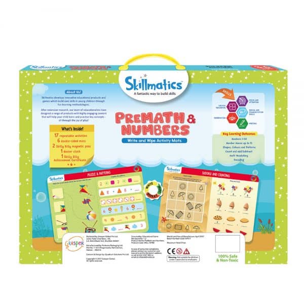 Pre-Math And Numbers - Build A Strong Foundation For Learning Math - Write and Wipe Activity Game For Kids - Image 2