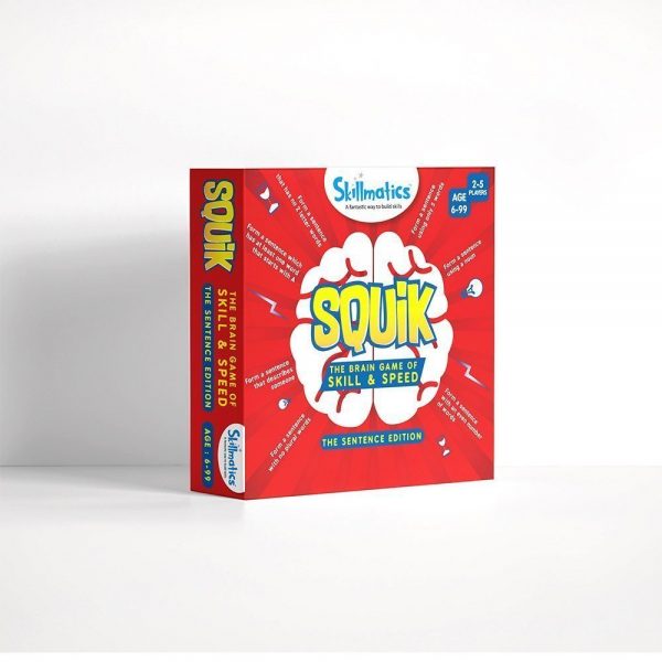 SQUIK The Sentence Edition - Fun & Fast Paced Educational Sentence Game for Kids