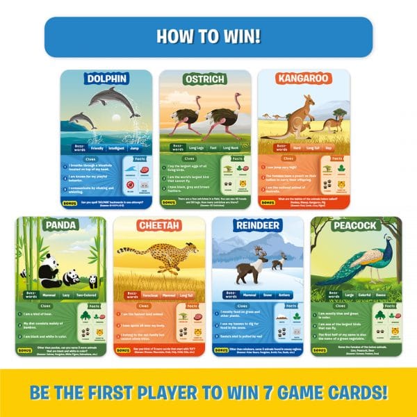 Skillmatics Card Game : Guess in 10 Animal Kingdom | Gifts for 6+ Years | Quick Game of Smart Questions | Super Fun for Travel & Family Game Night - Image 3