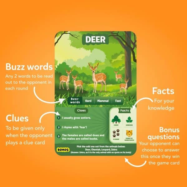 Skillmatics Card Game : Guess in 10 Animal Kingdom | Gifts for 6+ Years | Quick Game of Smart Questions | Super Fun for Travel & Family Game Night - Image 5