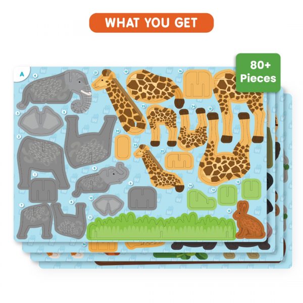 Skillmatics STEM Building Toy : My World Amazing Animals | Gifts for Kids Ages 3-7 | Fun Learning & Educational Playset for Preschool Kids - Image 6